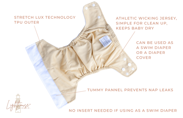 Lighthouse kids - pannolino da bagno cavalli