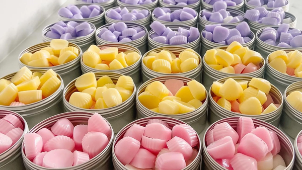 Poppets - 2 sapone profumatore per salviette lavabili wishes