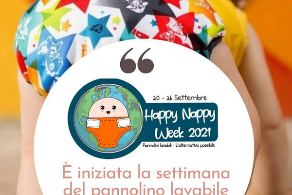 Dal 20 al 26 Settembre c'è la Happy Nappy Week 2021