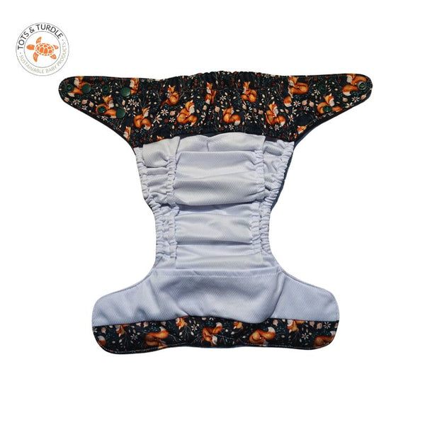 Tots&turdle - pannolino organico ai2/pocket la volpe dorme