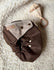 Puppi -  cover lana merinos taglia unica - no lanolizzazione- a bottoni marrone
