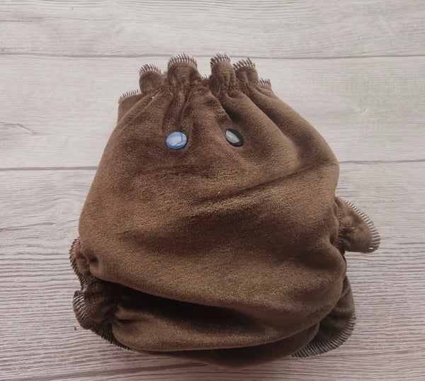 KK - fitted artigianale in bamboo Marrone velluto