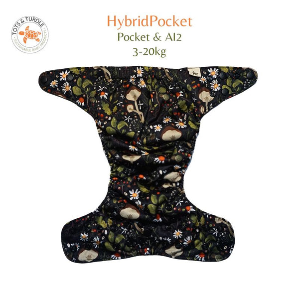 Tots&turdle - pannolino organico ai2/pocket la volpe dorme