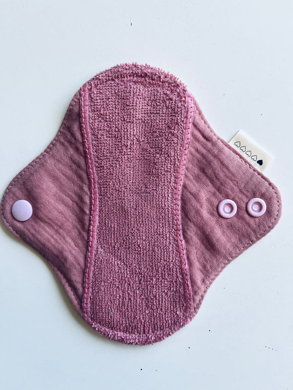 Bloom Pads - salvaslip con imbottitura in mussola organico rosa antico