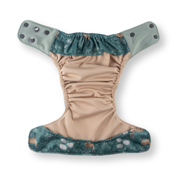 Green Poppy - pocket Coolmax organico renna