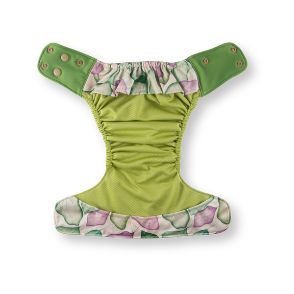 Green Poppy - pocket Coolmax organico foglie verdi