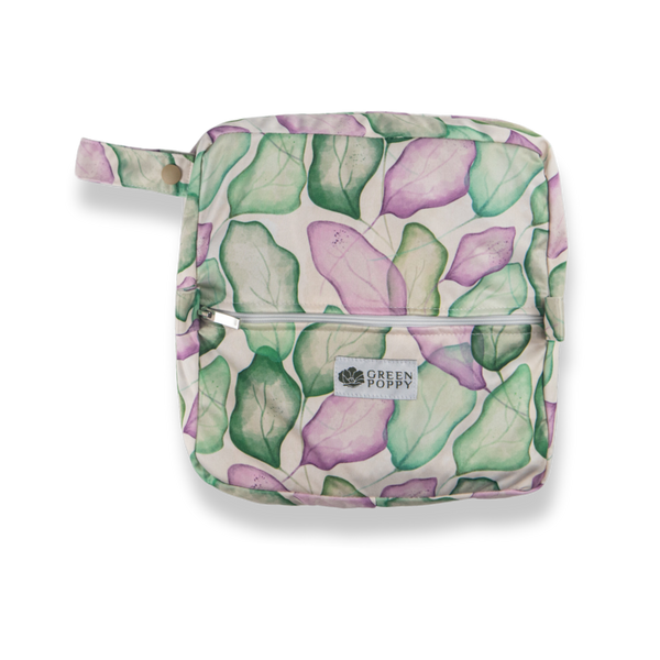Green Poppy - midi Wet bag foglie verdi