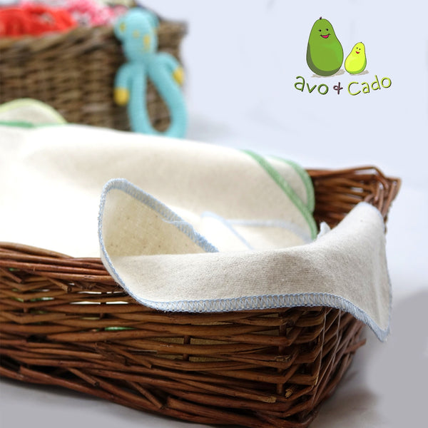 Avo cado - 15 pz salviette lavabili in cotone