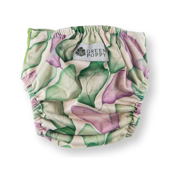 Green Poppy - pocket Coolmax organico foglie verdi