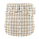 Modern cloth nappies - aio organico Stone Gingham-taupe