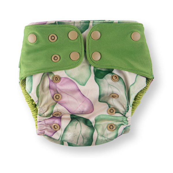Green Poppy - pocket Coolmax organico foglie verdi