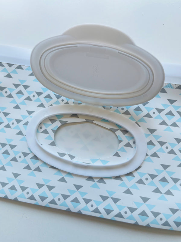Porta salviette lavabili umidificate in plastica triangoli