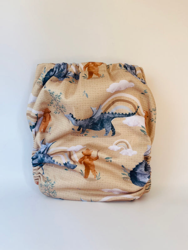 EcoTiny - pocket slim in coolmax a strappo dinosauri