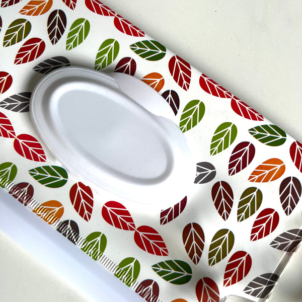 Porta salviette lavabili umidificate in plastica autunno