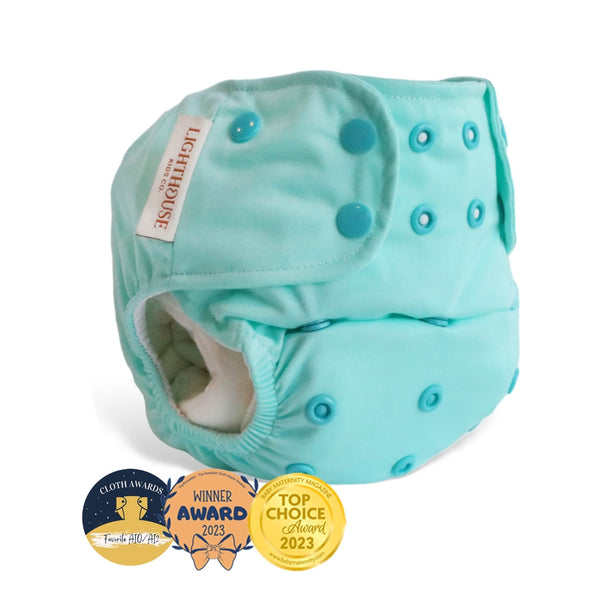 Lighthouse kids - aio con inserto piegato supreme 7 /25 kg azzurro