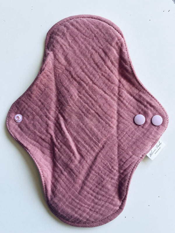 Bloom Pads - 1 plus con imbottitura in mussola organico rosa antico