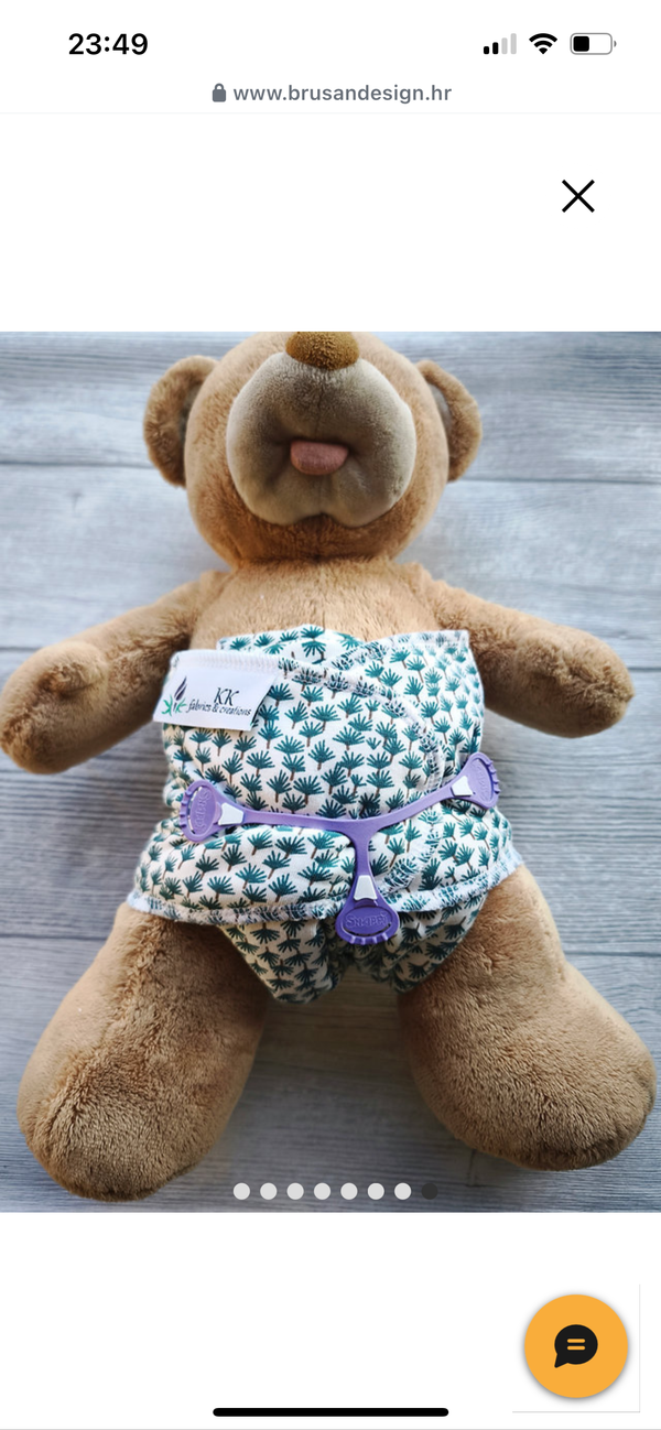 KK - preflat taglia unica in bamboo margherita