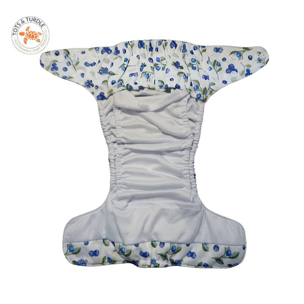 Tots&turdle - pannolino organico ai2/pocket mirtillo