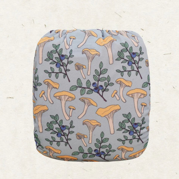 Ecomini - pocket tasca in cotone Funghi