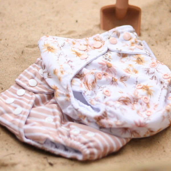 Modern cloth nappies - costume taglia unica Sail Stripes