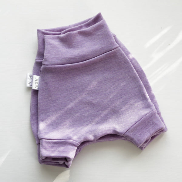 Buuh -  taglia M pantaloni per pannolini in lana merino - Laveder lilac (650 g/m²)