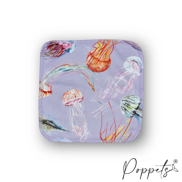 Poppets - salviette in bamboo colorate 12 pz