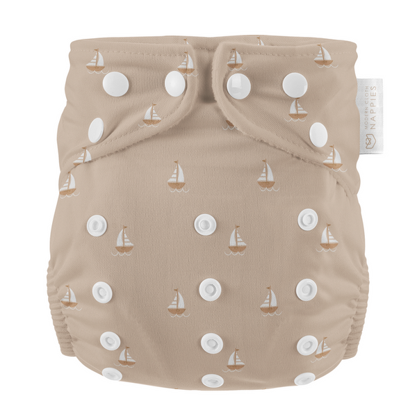 Modern cloth nappies - costume taglia unica Bobbing Boats