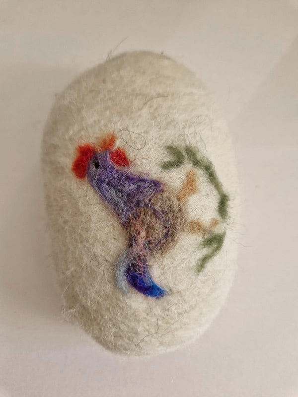 Sapone - ricoperto con la lana alla seta e vaniglia