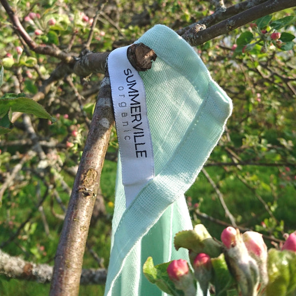 Summerville - mussola quadrata verde chiaro