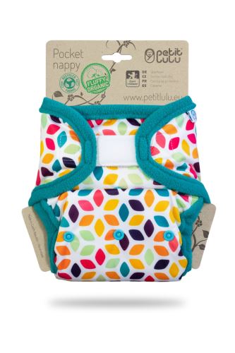 Petit Lulu - Pocket All In One organic floral cubes