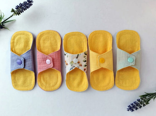 Bloom Pads - salvaslip in mussola organico lilla