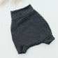 Buuh -  taglia S pantaloni per pannolini in lana merino - Grigio scuro (650 g/m²)