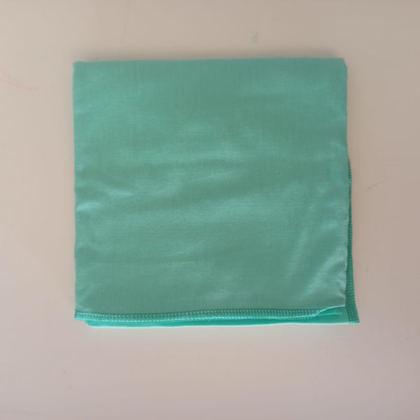 Pepsu - flat tencel in tessuto elastico 70x70 cm azzurro