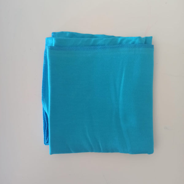 Pepsu - flat tencel in tessuto elastico 70x70 cm azzurro