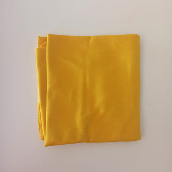 Pepsu - flat tencel in tessuto elastico 70x70 cm giallo
