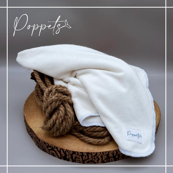 Poppets - salviette in bamboo 10 pz con flat