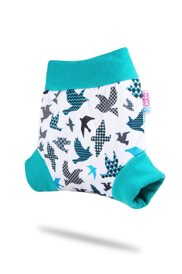 Petit Lulù - L Cover pull-up baby torquoise bird